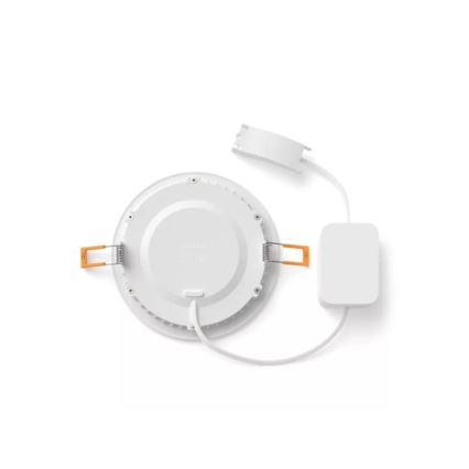 Philips - ΣΕΤ 2x ρυθμιζόμενα χωνευτά LED RGBW φωτιστικά οροφής για μπάνιο Hue SLIM LED/12W/230V 2000-6500K λευκό IP44