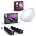 Philips - Σετ 2x RGB LED ρυθμιζόμενο επιτραπέζιο φωτιστικό Hue PLAY LED/6W/230V 2000-6500K + ρυθμιζόμενο επιτραπέζιο φωτιστικό GO LED/6W/230V 2000-6500K