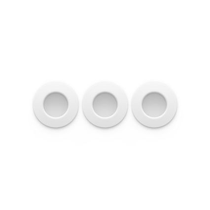Philips - Σετ 3x LED RGBW ρυθμιζόμενο εντοιχιζόμενο φωτιστικό οροφής για μπάνιο Hue SLIM LED/8,3W/230V 1000-20000K λευκό P44