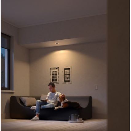 Philips - ΣΕΤ 3x LED Dimmable φωτιστικά χωνευτά Hue MILLISKIN 1xGU10/5,7W/230V 2200-6500K