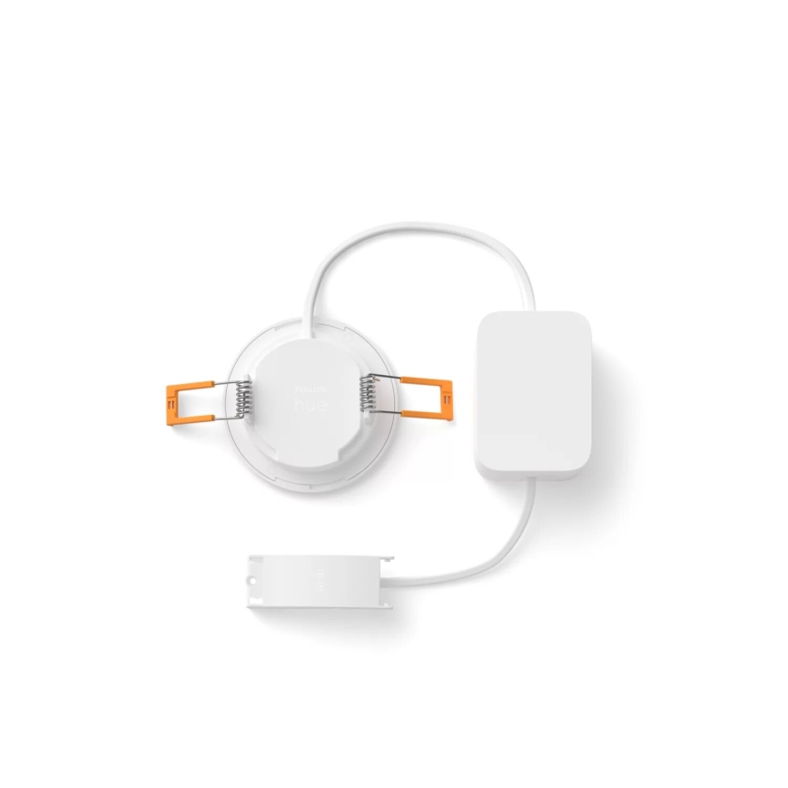 Philips - ΣΕΤ 3x LED RGBW Χωνευτό φωτιστικό οροφής μπάνιου dimmimg Hue SLIM LED/8,3W/230V IP44 2000-6500K