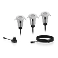 Philips - Σετ 3x Ενσωματωμένο Εξωτερικό Φωτιστικό LED SPORE LED/1W/24/230V IP67