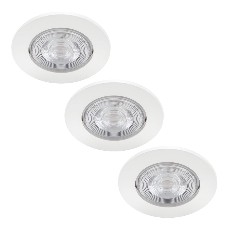 Philips - ΣΕΤ 3x Χωνευτό Φωτιστικό LED TARAGON LED/4,5W/230V 2700K
