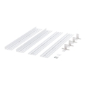 Philips - ΣΕΤ για επιτοίχια τοποθέτηση LED πάνελ LEDINAIRE 60x60 εκ.