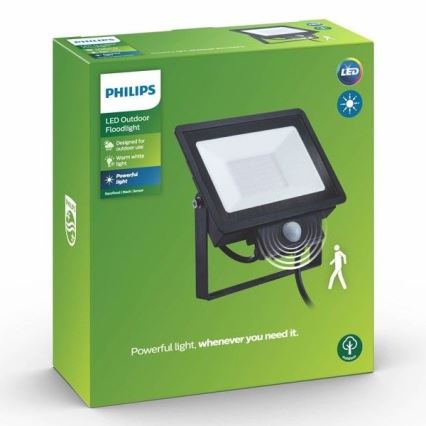 Philips - Προβολέας LED με αισθητήρα DECOFLOOD LED/20W/230V IP65