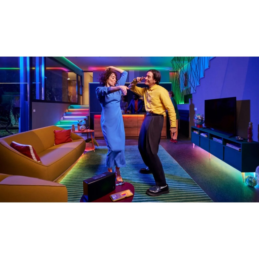 Philips - Ρυθμιζόμενη λωρίδα LED RGB SMART STRIP 5m LED/7W/230V 2200-6500K Wi-Fi