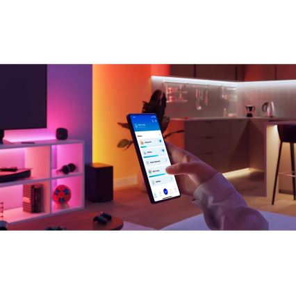 Philips - Ρυθμιζόμενη λωρίδα LED RGB SMART STRIP 5m LED/7W/230V 2200-6500K Wi-Fi