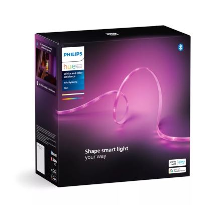 Philips - Ρυθμιζόμενη ταινία LED RGBW Hue WHITE AND COLOR AMBIANCE 10m LED/20W/230V 2000-6500K