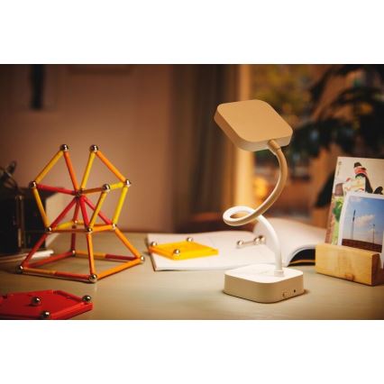 Philips - Ρυθμιζόμενο LED επιτραπέζιο φωτιστικό αφής ROCK LED/5W/5V 1800 mAh