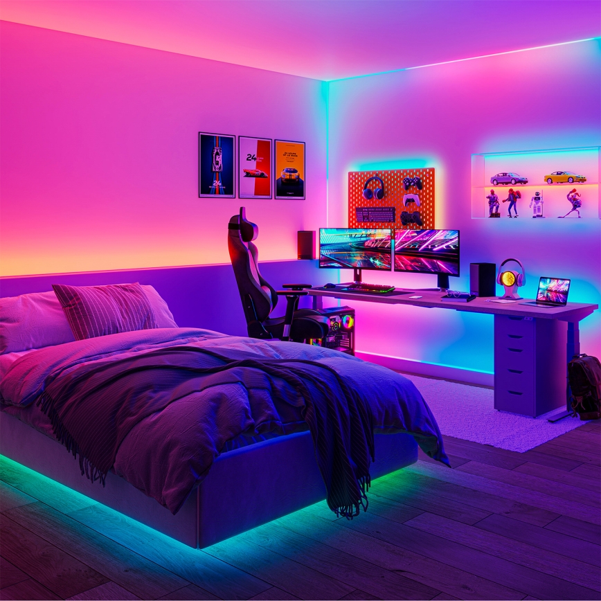 Philips - LED RGBIC Ρυθμιζόμενη ταινία SMART STRIP 3m LED/13W/230V 2700-6500K Wi-Fi