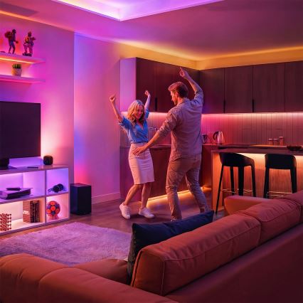 Philips - LED RGBIC Ρυθμιζόμενη ταινία SMART STRIP 3m LED/13W/230V 2700-6500K Wi-Fi