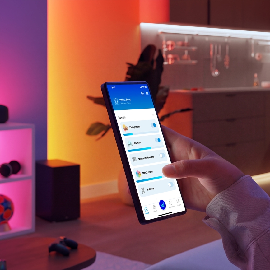 Philips - LED RGBIC Ρυθμιζόμενη ταινία SMART STRIP 3m LED/13W/230V 2700-6500K Wi-Fi