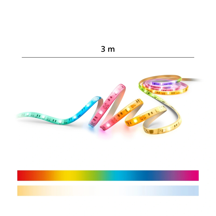 Philips - LED RGBIC Ρυθμιζόμενη ταινία SMART STRIP 3m LED/13W/230V 2700-6500K Wi-Fi
