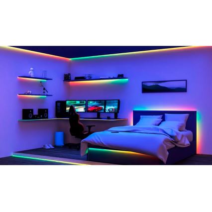 Philips - LED RGBIC ρυθμιζόμενη ταινία SMART STRIP 4m LED/12W/230V 2700-6500K Wi-Fi