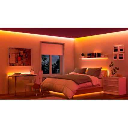 Philips - LED RGBIC ρυθμιζόμενη ταινία SMART STRIP 4m LED/12W/230V 2700-6500K Wi-Fi