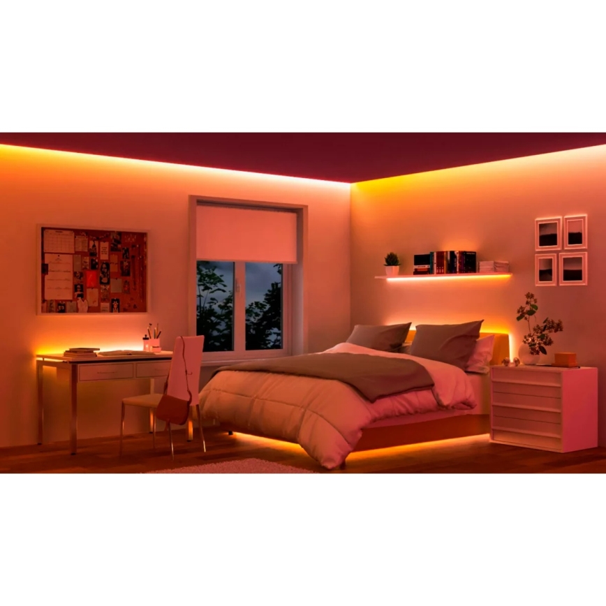 Philips - LED RGBIC ρυθμιζόμενη ταινία SMART STRIP 4m LED/12W/230V 2700-6500K Wi-Fi