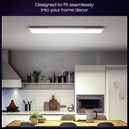 Philips - Ρυθμιζόμενο φωτιστικό οροφής LED Hue AURELLE LED/39W/230V 2200-6500K 120x30 cm λευκό