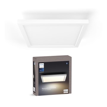 Philips - Ρυθμιζόμενο LED φωτιστικό οροφής Hue AURELLE LED/19W/230V 2200-6500K 30x30 cm λευκό