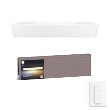 Philips - Ρυθμιζόμενο LED φωτιστικό οροφής Hue AURELLE LED/39W/230V 2200-6500K 120x30 cm λευκό + διακόπτης ρύθμισης φωτεινότητας (dimmer)