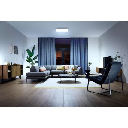 Philips - Ρυθμιζόμενο φωτιστικό οροφής LED Hue AURELLE LED/39W/230V 2200-6500K 60x60 cm λευκό