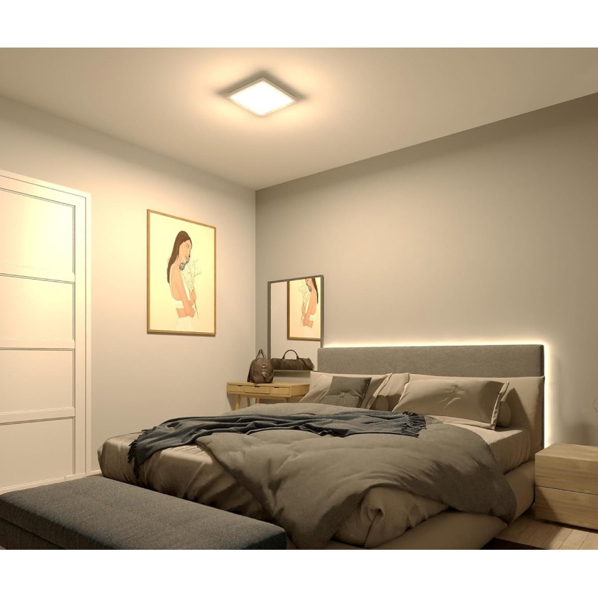 Philips - Ρυθμιζόμενο LED φωτιστικό οροφής LED/15W/230V 2700K 39,5x39,5 cm