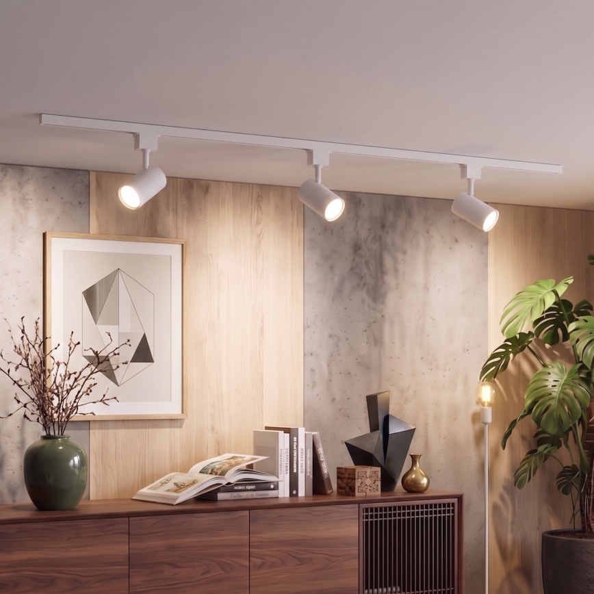 Philips - Ρυθμιζόμενο LED σημειακό φωτιστικό για ράγα EASYLINK 3xGU10/6,2W/230V 2200-2700K 1m λευκό