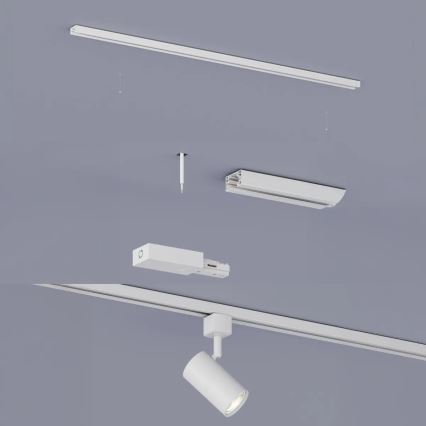 Philips - Ρυθμιζόμενο LED σημειακό φωτιστικό για ράγα EASYLINK 3xGU10/6,2W/230V 2200-2700K 1m λευκό