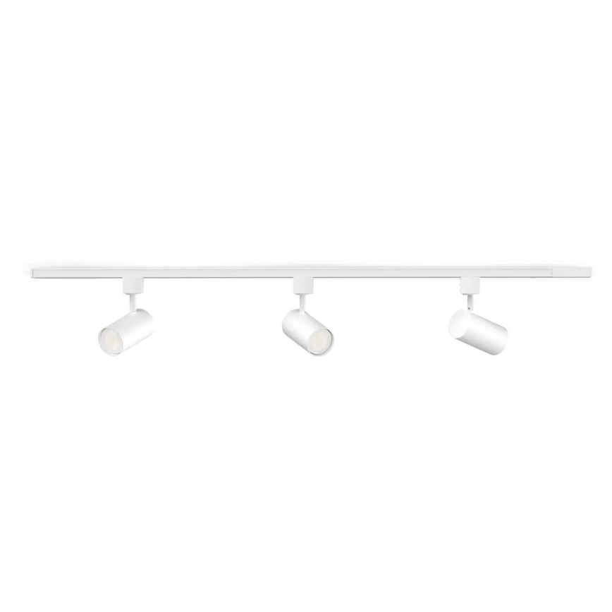 Philips - Ρυθμιζόμενο LED σημειακό φωτιστικό για ράγα EASYLINK 3xGU10/6,2W/230V 2200-2700K 1m λευκό