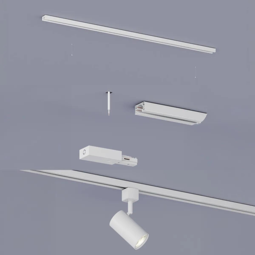 Philips - LED RGBW ρυθμιζόμενο σποτ σε σύστημα ράγας EASYLINK HUE 3xGU10/4,7W/230V 2200-6500K 1m λευκό + Hue Bridge