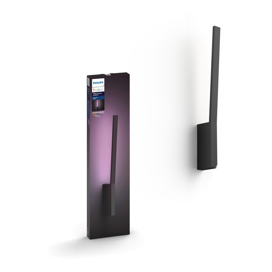 Philips - Ρυθμιζόμενο τοίχου φωτιστικό LED RGBW Hue LIANE White And Color Ambiance 1xLED/12W/230V