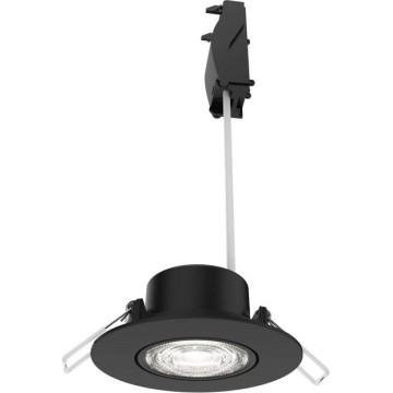 Philips - Ρυθμιζόμενο εντοιχισμένο LED φωτιστικό CILANTRO LED/5W/230V 4000K μαύρο