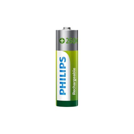 Philips R6B2A260/10 - Σετ 2 επαναφορτιζόμενες μπαταρίες AA MULTILIFE NiMH/1,2V/2600 mAh