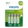 Philips R6B4B260/10 - 4 τμχ Επαναφορτιζόμενη μπαταρία AA NiMH/1,2V/2600 mAh