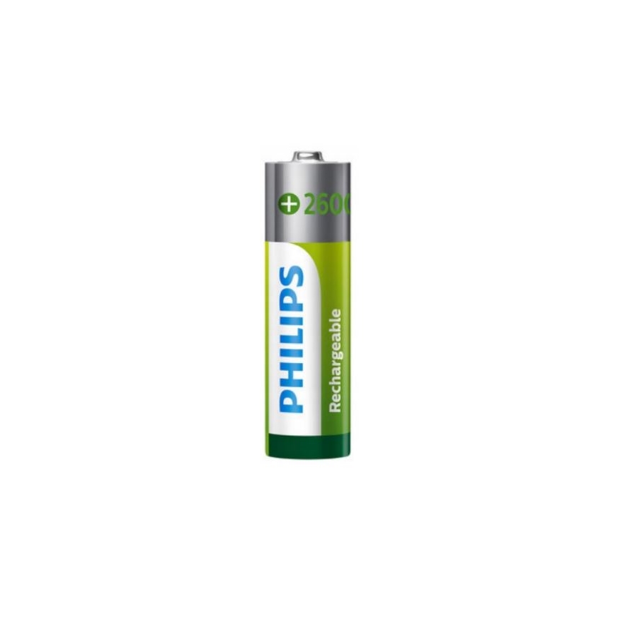 Philips R6B4B260/10 - 4 τμχ Επαναφορτιζόμενη μπαταρία AA NiMH/1,2V/2600 mAh
