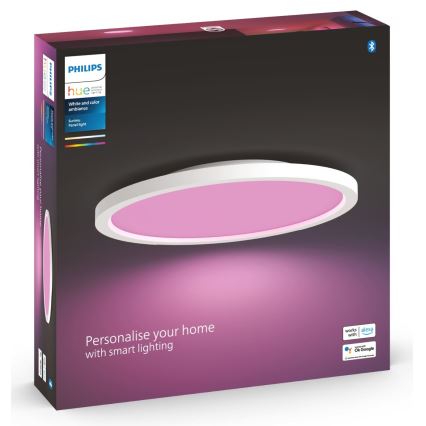 Philips - RGBW Φωτιστικό οροφής dimming Hue SURIMU LED/40W/230V