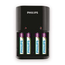 Philips SCB1450NB/12 - Φορτιστής μπαταρίας MULTILIFE 4xAAA 800 mAh 230V