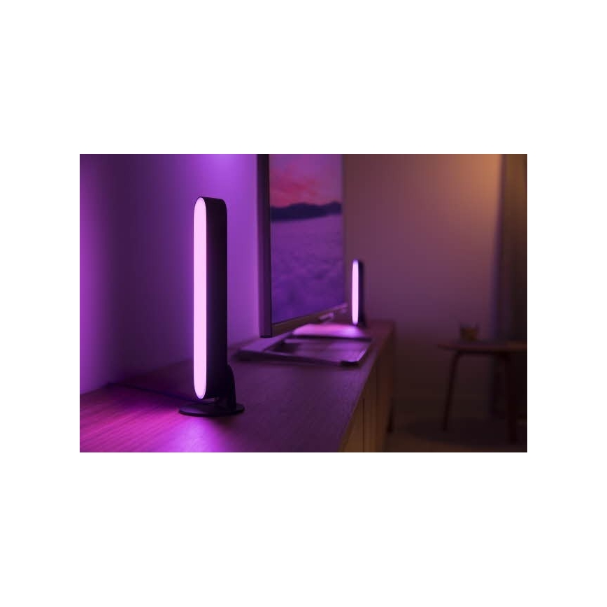 Philips - SET 2x  LED RGB Dimmable λάμπα γραφείου Hue PLAY White And Color Ambiance  LED/6W/230V