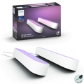 Philips – SET 2× LED RGB Dimming επιτραπέζιες λάμπες Hue DUAL PACK White And Colour Ambiance LED/6W/230V λευκό