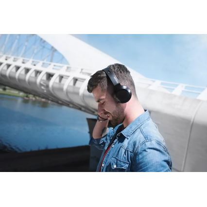 Philips SHB3075BK/00 - Ασύρματα ακουστικά με Bluetooth BASS μαύρα