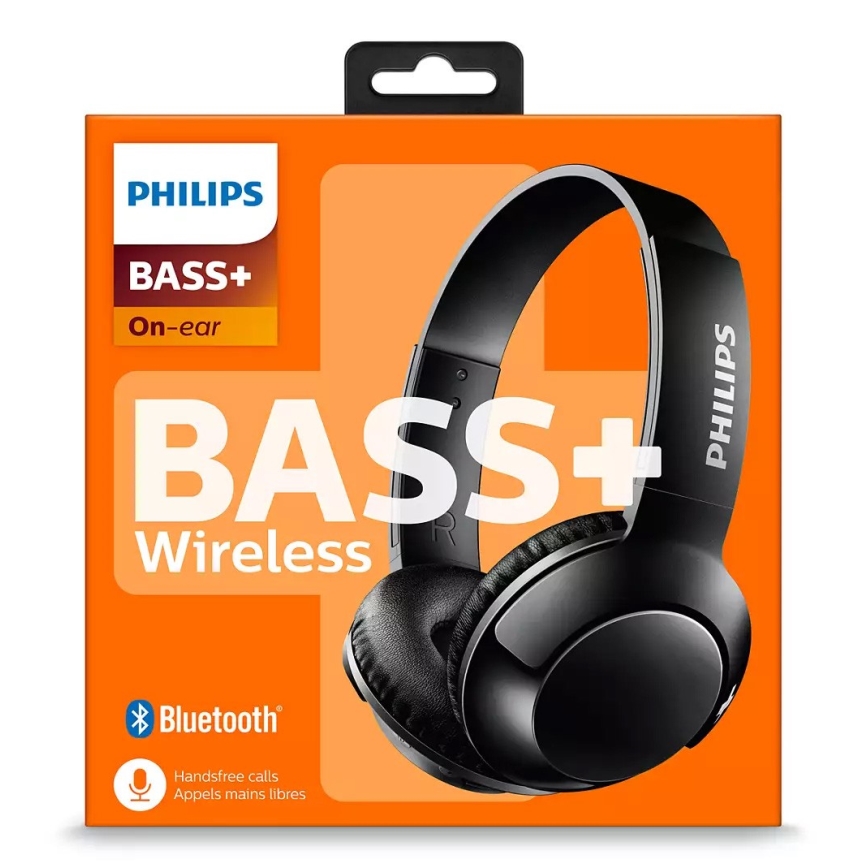 Philips SHB3075BK/00 - Ασύρματα ακουστικά με Bluetooth BASS μαύρα