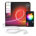 Philips - Ταινία LED RGBW Hue NEON εξωτερικού χώρου ρυθμιζόμενη 10m LED/30W/230V 2200-6500K IP67