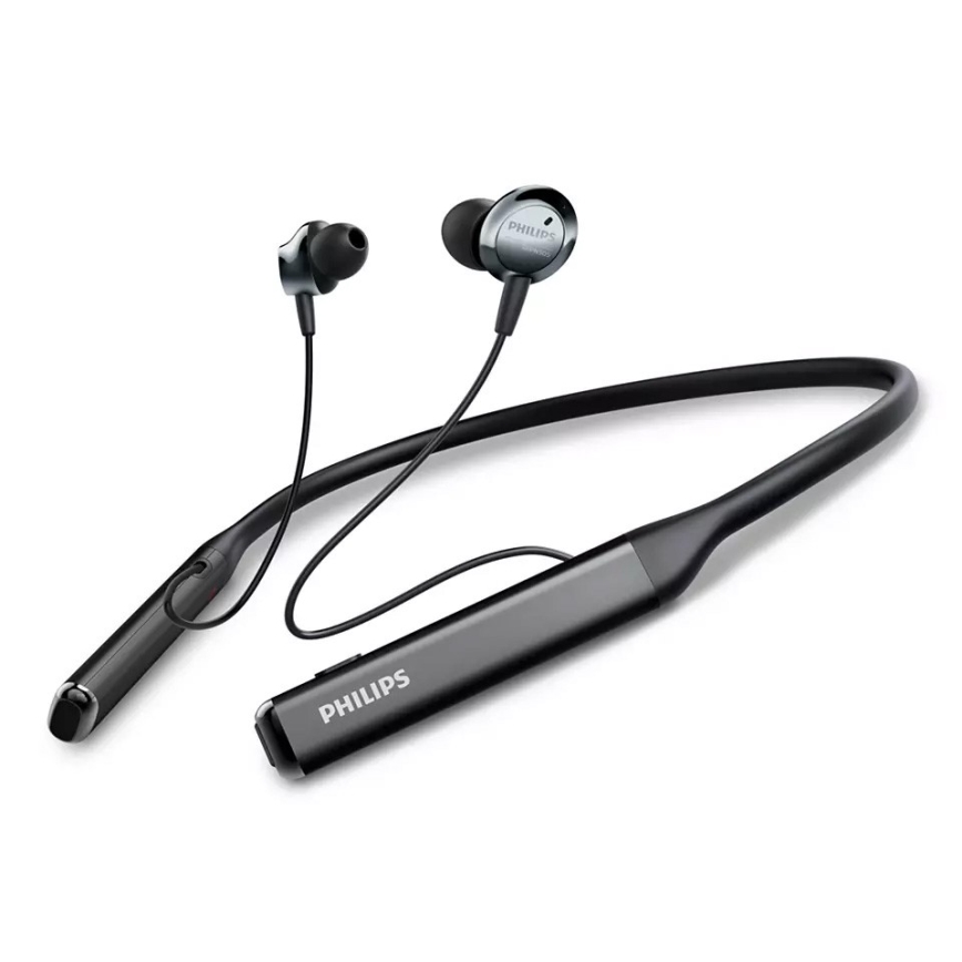 Philips TAPN505BK/00-Ακουστικά Bluetooth με μικρόφωνο και microSD player