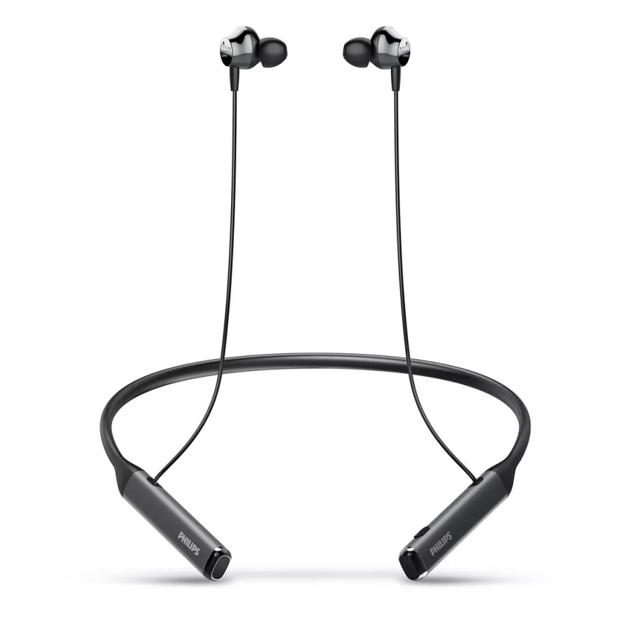 Philips TAPN505BK/00-Ακουστικά Bluetooth με μικρόφωνο και microSD player