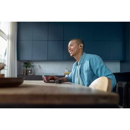 Philips TAT8505BK/00 - Ασύρματα ακουστικά IPX4 2x 55 mAh + 560 mAh μαύρο
