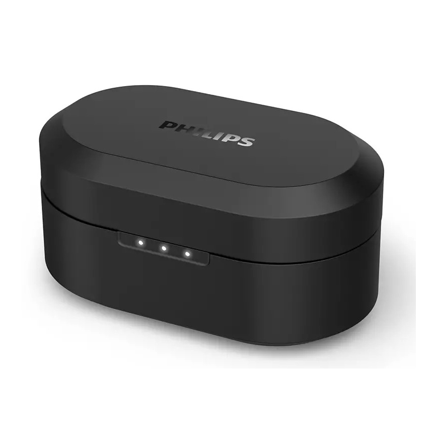Philips TAT8505BK/00 - Ασύρματα ακουστικά IPX4 2x 55 mAh + 560 mAh μαύρο