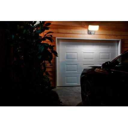 Philips - LED ηλιακό επιτοίχιο φωτιστικό με αισθητήρα κίνησης και λυκόφωτος TYLUS LED/6W/3,7V 2600 mAh 3000K IP44