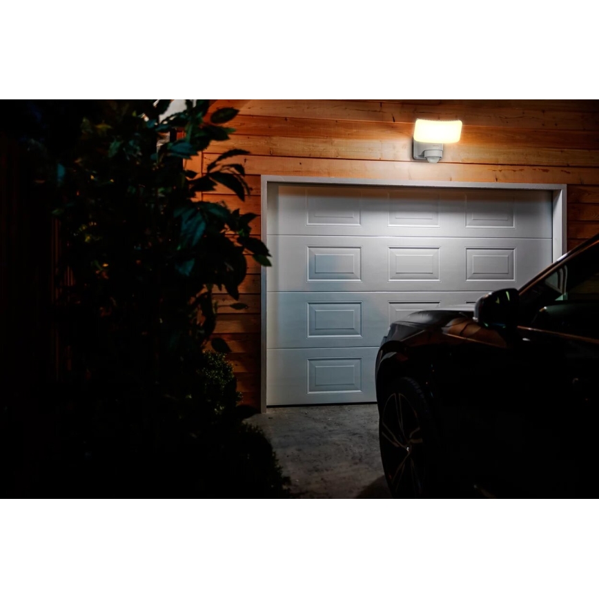 Philips - LED ηλιακό επιτοίχιο φωτιστικό με αισθητήρα κίνησης και λυκόφωτος TYLUS LED/6W/3,7V 2600 mAh 3000K IP44