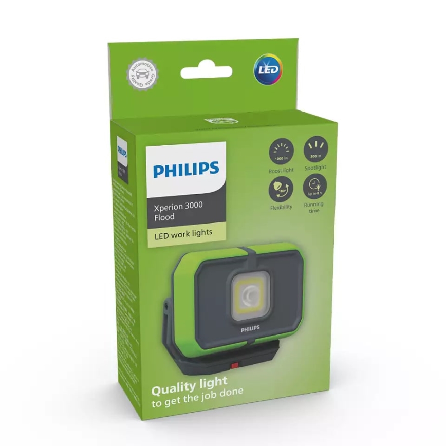 Philips X30FLX1 - LED Dimmable επαναφορτιζόμενο φωτιστικό εργασίας LED/10W/3,7V 1000 lm 4400 mAh IP65