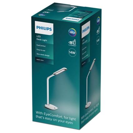 Philips - Ρυθμιζόμενο LED επιτραπέζιο φωτιστικό αφής LED/14W/230V