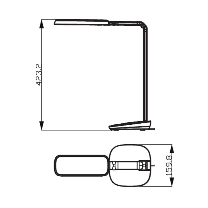 Philips - Ρυθμιζόμενο LED επιτραπέζιο φωτιστικό αφής LED/14W/230V